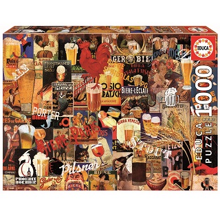 Collage De Cerveza Vintage
