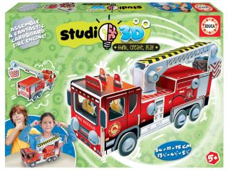 Estudio 3D Camiones De Bomberos