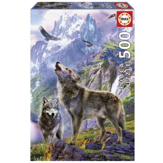 Lobos En Las Rocas 500Pz