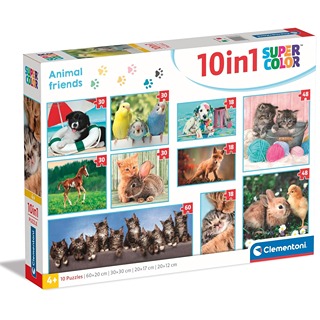 10 En 1 Animales 330Pz