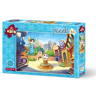 La Ciudad De Los Gatitos 100Pz