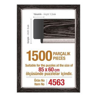 Marco Negro 85x60cm para 1500Pz