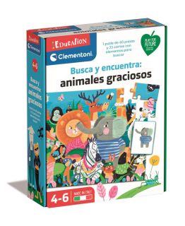 Busca Y Encuentra Animales Graciosos