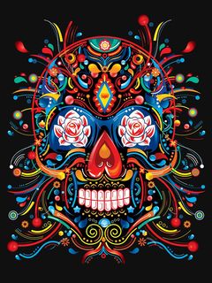 Arte Por Numero Calavera