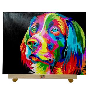 Arte Por Nmero Perro De Colores