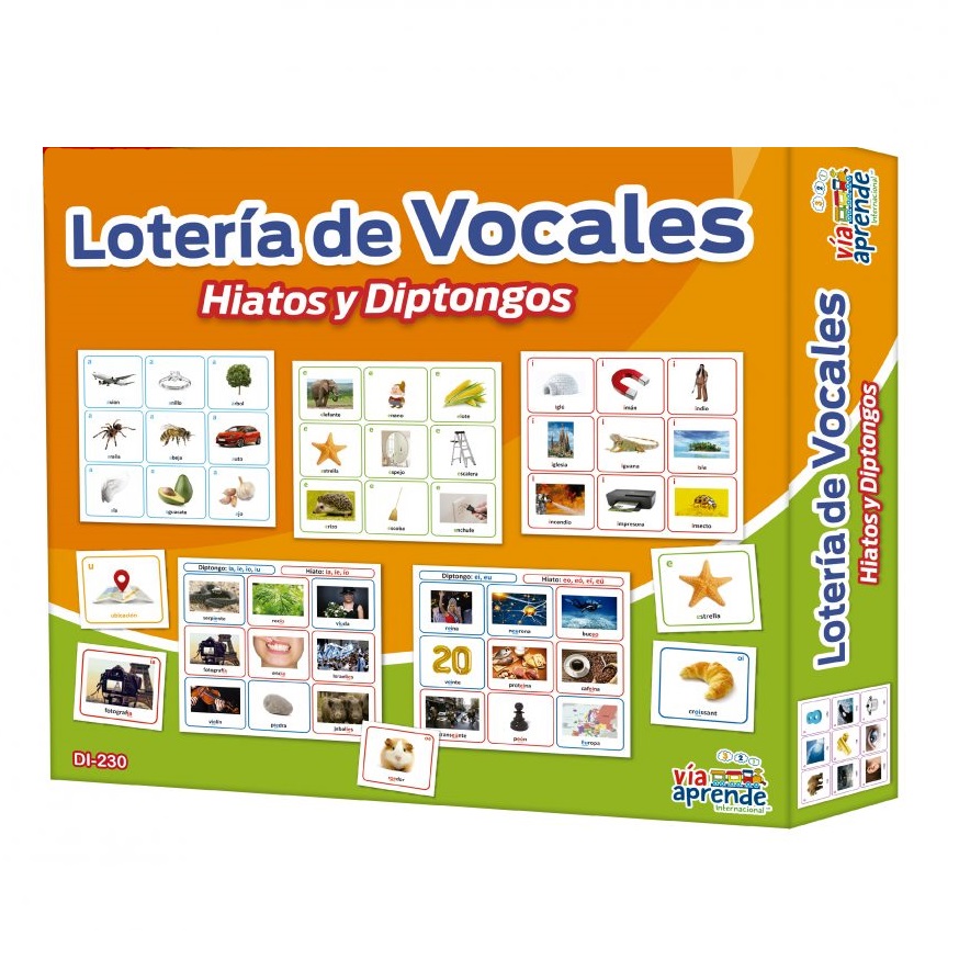 Loteria De Vocales, Hiatos Y Diptongos